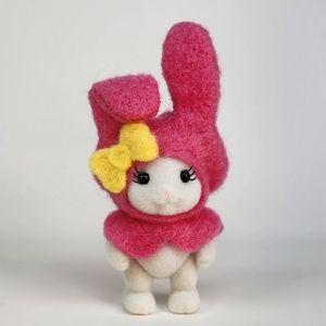 🎨 Flocked Animal Baby My Melody Costume